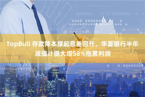TopBull 存款降本撑起息差回升，华夏银行半年减值计提大增58%拖累利润
